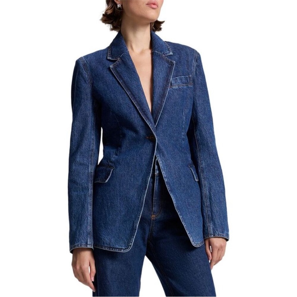 NEW NWT A.L.C. Womens Ross dark denim Jacket size 4